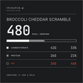 Broccoli Cheddar Scramble