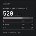 Korean Beef and Rice